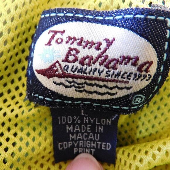 Tommy Bahama Men's Lined Large Swim Trunks Shorts Surfing Ocean Striped  Very go - Picture 4 of 6